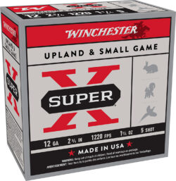 Winchester Ammo X12P5 Super X Game Load High Brass 12Gauge 2.75" 1 1/4oz 5Shot 25 Per Box/10 Case *Pheasant