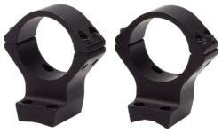Browning 12501 X-Bolt Scope Mount System X-Lock Matte Black Aluminum 1" Tube, Low Rings