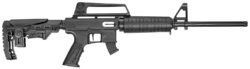 Derya Firearms TM22.FEAT.18 TM22 Feather 22 LR 10+1 18" Black Threaded Barrel, Black Anodized Aluminum Receiver w/Picatinny Rail, Black Adjustable Polymer Stock, Black Polymer Grip