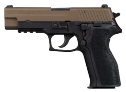 Sig Sauer E26R9BSSFBZ P226 Freedom Limited Edition Full Size 9mm Luger 15+1 4.40" Black Carbon Steel Barrel, Bronze Cerakote w/Freedom Engraving Stainless Steel Serrated Slide, Black Anodized Aluminum