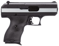 Hi-Point CF380 CF  380 ACP 8+1, 3.50" Black Steel Barrel, Black Powder Coated/Chrome Serrated Steel Slide, Black Polymer Frame & Grip