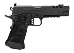 Kimber Mfg, Inc 3500103 2K11 Pro Comp Full Size Frame 9mm Luger 20+1 5" Compensated Barrel, Black Stainless Steel Lightening Cut/Optic Ready/Serrated Slide, Black Stainless Steel Frame w/Beavertail &